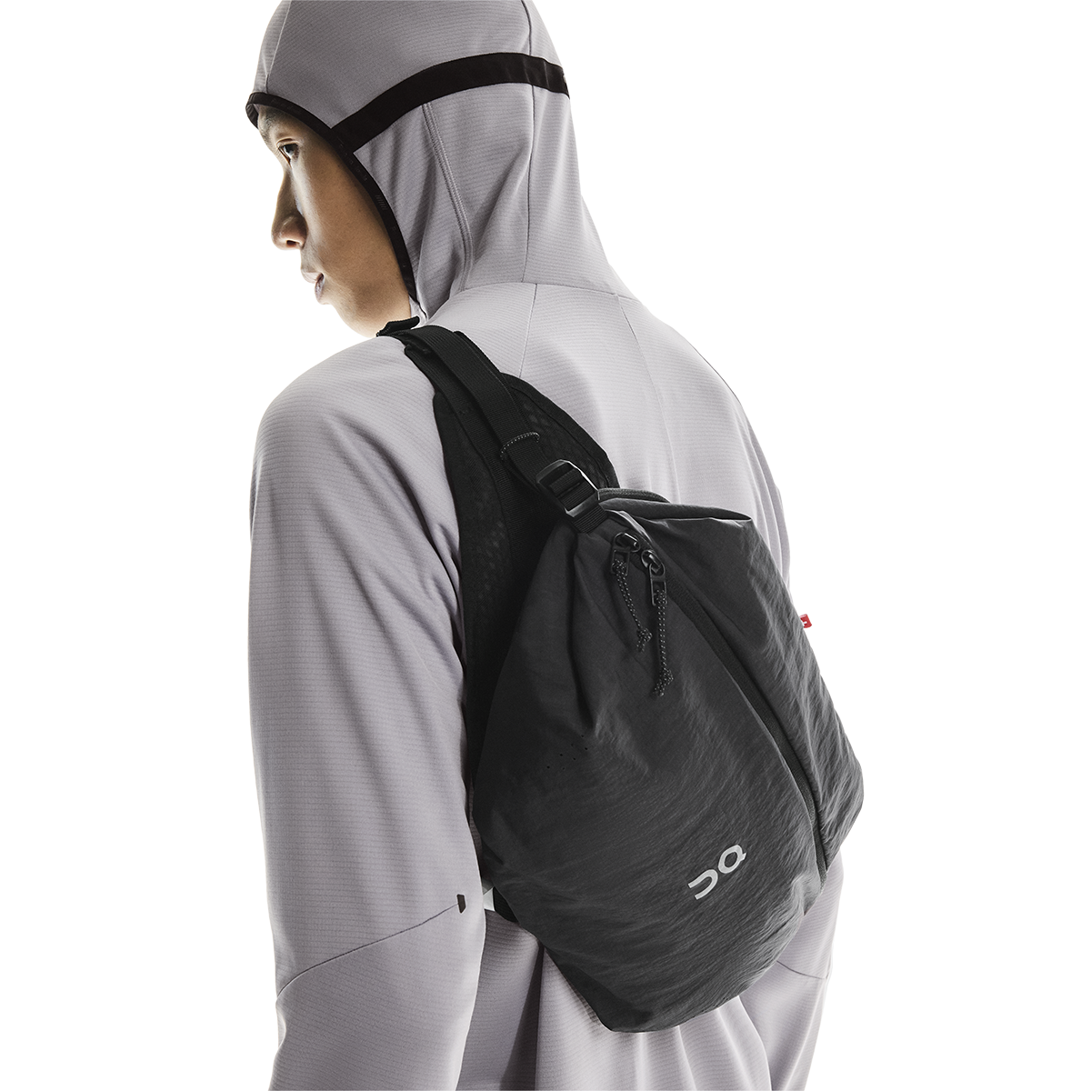 ON Sling Pack 9L — Sand - Black — Size One Size — Top View