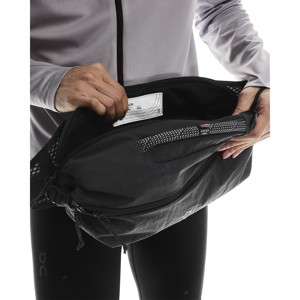 ON Sling Pack 9L — Sand - Black — Size One Size — Alternate View 8