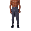 F2R Cationic Jersey Crew Basic Jogger — Heather Red Mahogany — Size Small — Front View