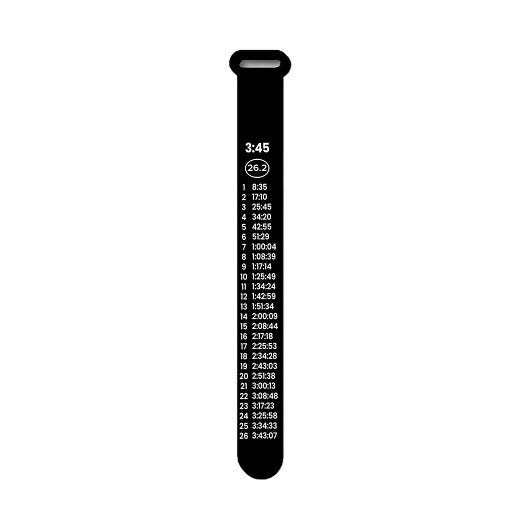 Bibboards Race Pace Band — Marathon 4:30 — Size One Size — Side View
