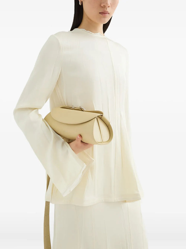 Jil Sander Small Cannolo Iconic Line Shoulder Bag — Same as shown — Size One Size — Side View