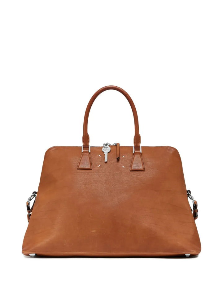 Maison Margiela Leather 5Ac Top Handle Shoulder Bag — Same as shown — Size One Size — Detail View