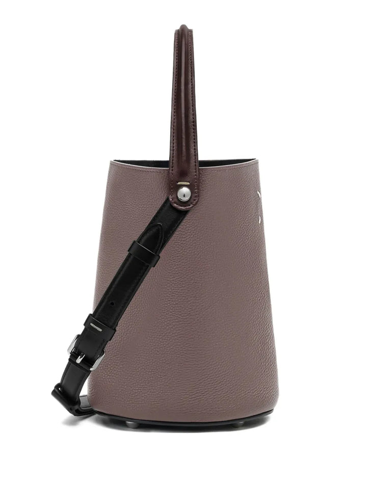 Maison Margiela Leather Shoulder Bag — Same as shown — Size One Size — Front View