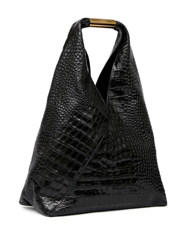 Mm6 Maison Margiela Crocodile Embossed Shoulder Bag — Same as shown — Size One Size — Side View