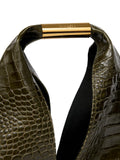 Mm6 Maison Margiela Crocodile Embossed Shoulder Bag — Same as shown — Size One Size — Back View
