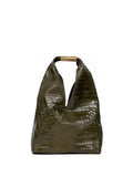 Mm6 Maison Margiela Crocodile Embossed Shoulder Bag — Same as shown — Size One Size — Front View