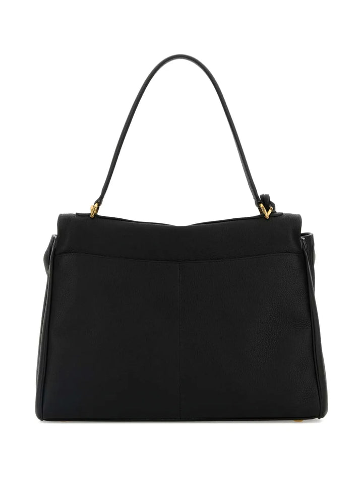 Balenciaga Leather Slouchy Shoulder Bag — Same as shown — Size One Size — Side View