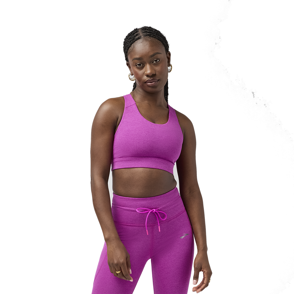 Brooks Luxe Pocket Bra — Black — Size XSmall — Alternate View 7