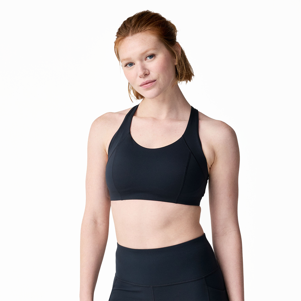 Brooks Chaser Padded Bra — Black — Size XSmall — Alternate View 7