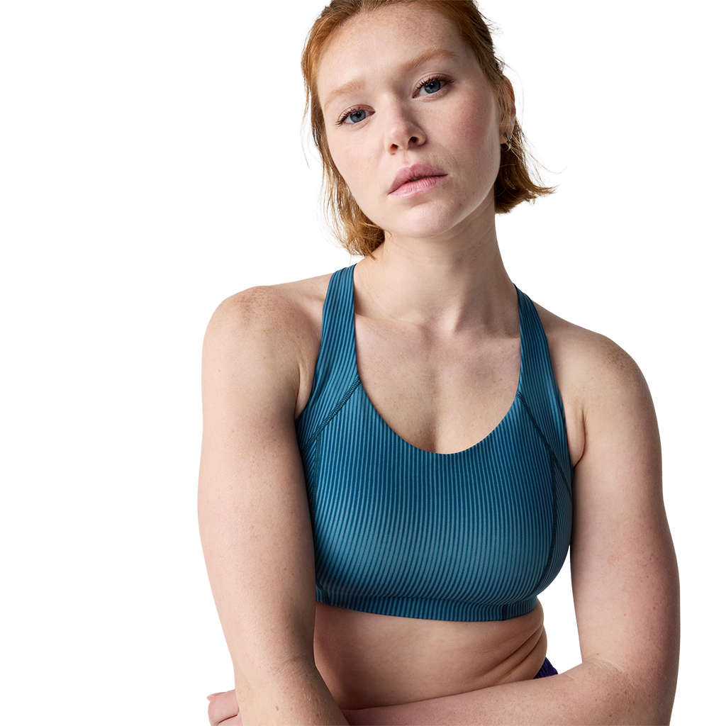 Brooks Chaser Padded Bra — Black — Size XSmall — Back View