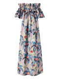 La Doublej Breakfast Dress — Red/ Pink — Size XS — Front View