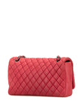 Chanel Pre Owned 2012 2013 Small Iridescent Calfskin New Bubble Flap Shoulder Bag — Same as shown — Size One Size — Back View