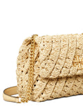 Tory Burch Kira Braided Straw Shoulder Bag — Same as shown — Size One Size — Lifestyle View