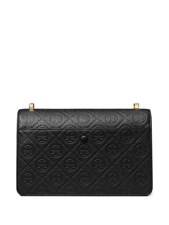 Tory Burch T Monogram Embossed Leather Shoulder Bag — Same as shown — Size One Size — Top View