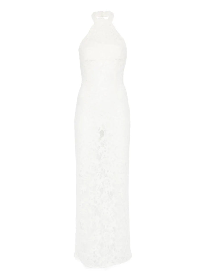 Manuri Cherie Lace Maxi Dress — White — Size XS — Front View