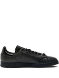 adidas Fa Stan Smith Textured Leather Sneakers — Black — Size US M 10.5 - US W 12 — Front View