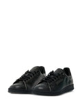 adidas Fa Stan Smith Textured Leather Sneakers — Black — Size US M 10.5 - US W 12 — Side View
