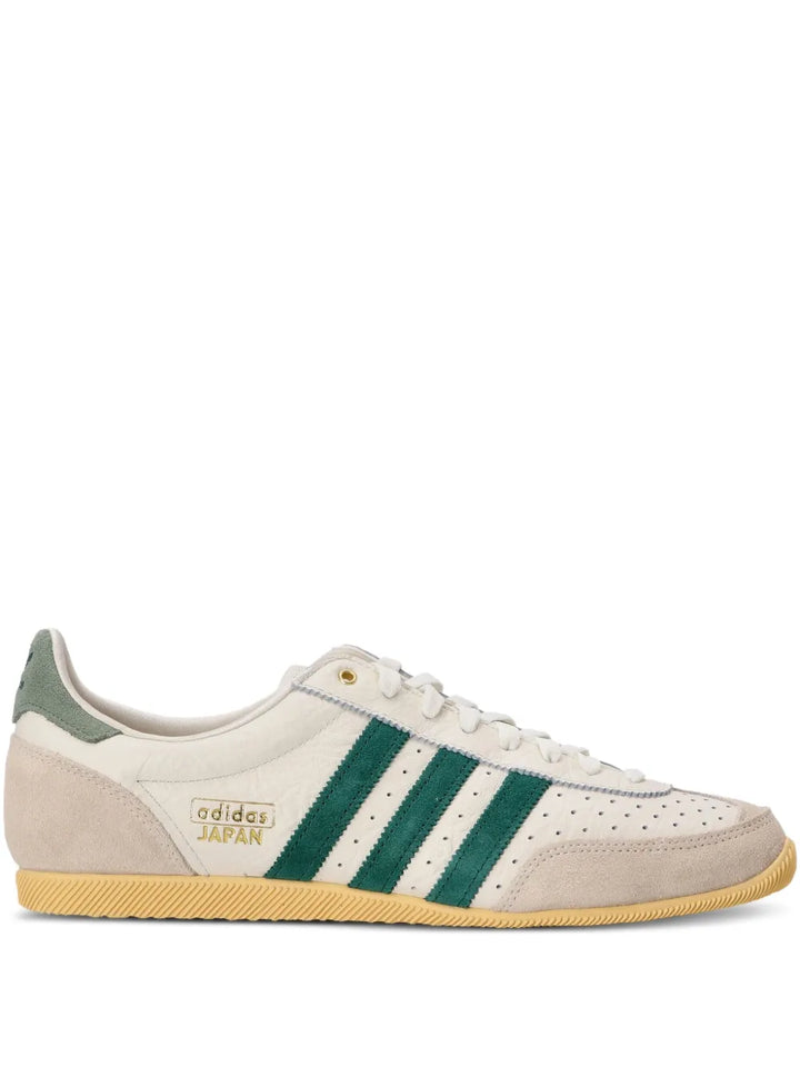 adidas Japan Suede-Panelled Sneakers — Cream — Size US M 10 - US W 11.5 — Front View
