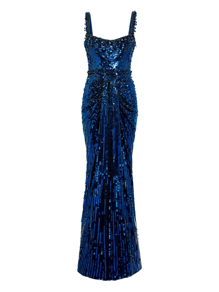 Jenny Packham Cavalla Gown — Blue — Size S — Front View