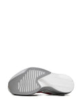 adidas Adizero Adios Pro Evo 2 Silver Metallic/Lucid Red/Grey Two Sneakers — Medium Grey — Size US M 6.5 - US W 8 — Detail View