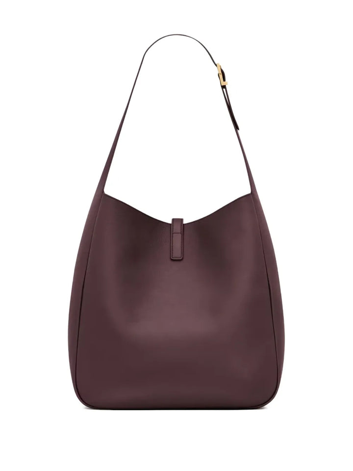 Saint Laurent Le 5 A 7 Slouchy Leather Shoulder Bag — Same as shown — Size One Size — Side View