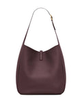 Saint Laurent Le 5 A 7 Slouchy Leather Shoulder Bag — Same as shown — Size One Size — Side View
