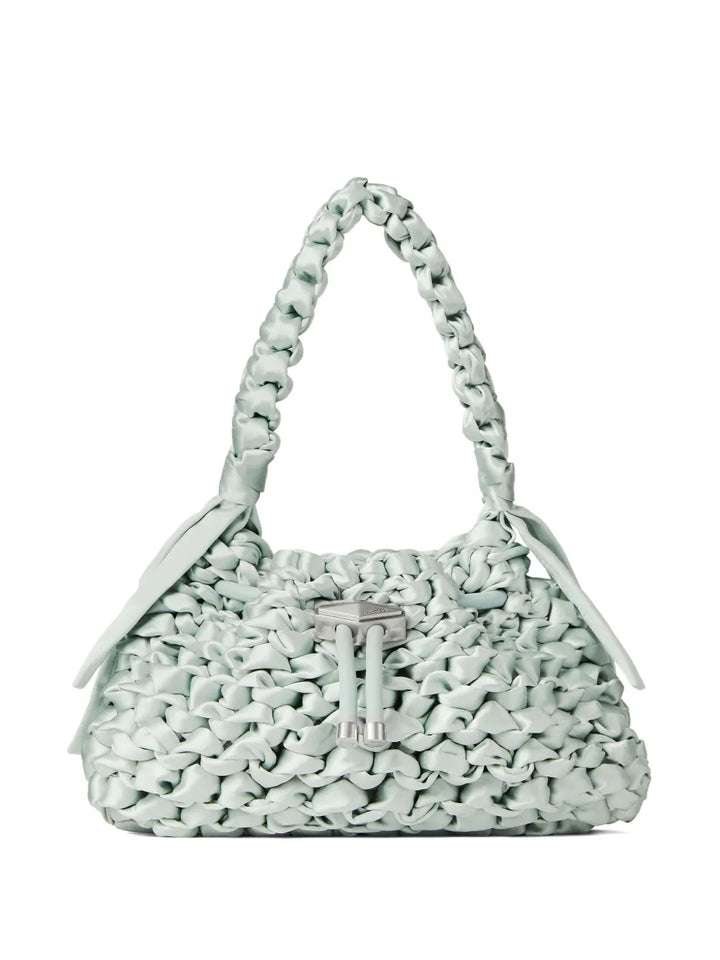 Jimmy Choo Small Cinch Leather Shoulder Bag — Same as shown — Size One Size — Front View