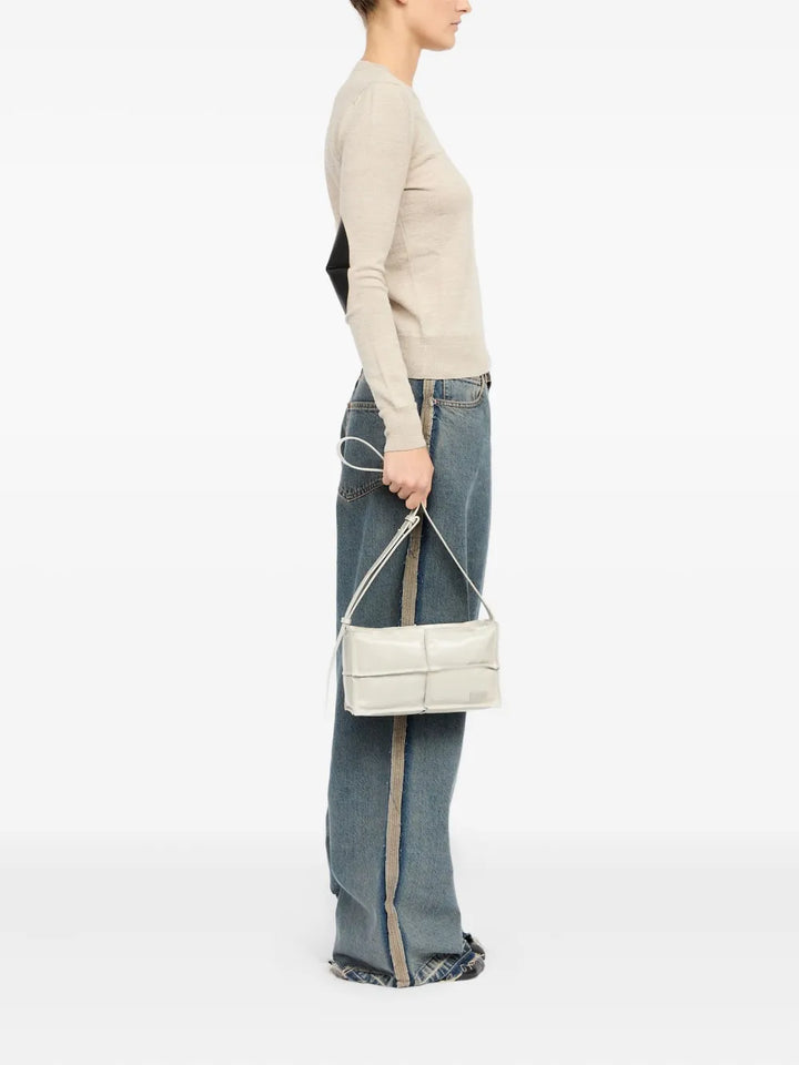 Mm6 Maison Margiela Logo Plaque Shoulder Bag — Same as shown — Size One Size — Back View