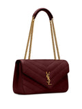 Saint Laurent Loulou Medium Shoulder Bag — Same as shown — Size One Size — Back View