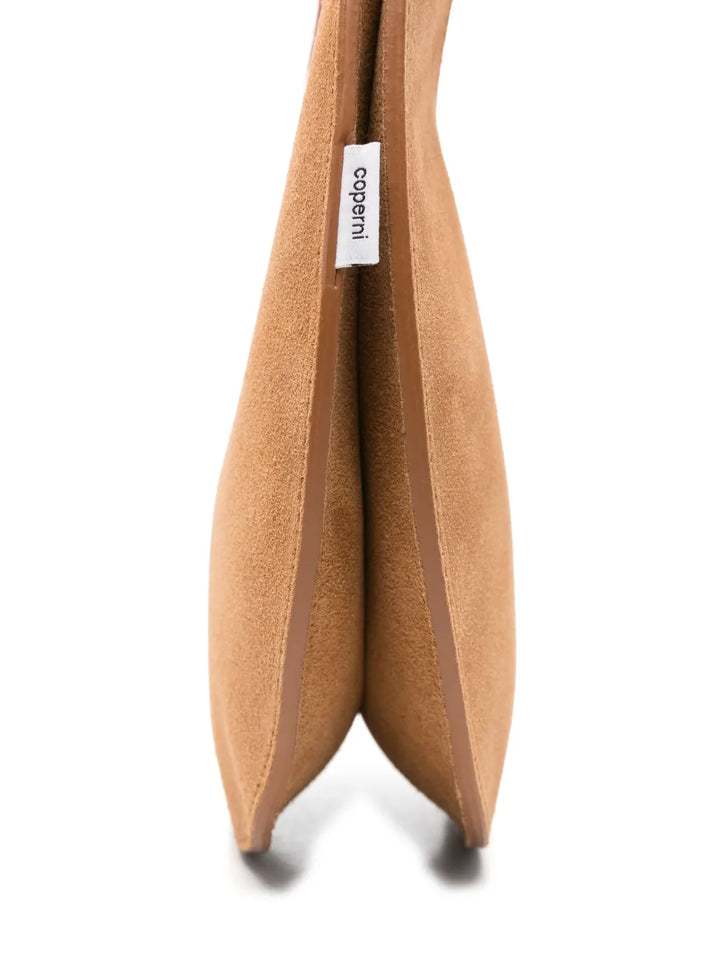 Coperni Small Suede Shoulder Bag — Same as shown — Size One Size — Top View