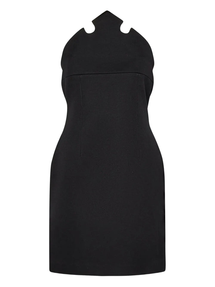 Coperni X Disney Crown Shaped Bustier Dress — Black — Size XS — Front View