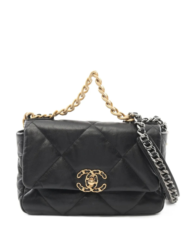 Chanel Pre Owned 2020 2021 Classic Flap 19 Shoulder Bag — Same as shown — Size One Size — Front View