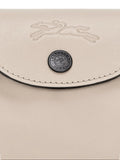 Longchamp Le Pilage Curved Leather Shoulder Bag — Same as shown — Size One Size — Detail View