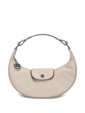 Longchamp Le Pilage Curved Leather Shoulder Bag — Same as shown — Size One Size — Front View