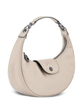 Longchamp Le Pilage Curved Leather Shoulder Bag — Same as shown — Size One Size — Back View
