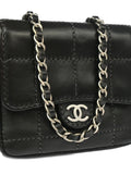 Chanel Pre Owned 2000 Micro Choco Bar Shoulder Bag — Same as shown — Size One Size — Back View
