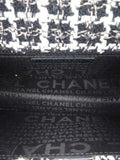 Chanel Pre Owned 2004 2005 Mini Woven Patent And Tweed Chessboard Single Flap Shoulder Bag — Same as shown — Size One Size — Detail View