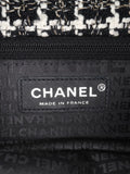 Chanel Pre Owned 2004 2005 Mini Woven Patent And Tweed Chessboard Single Flap Shoulder Bag — Same as shown — Size One Size — Lifestyle View