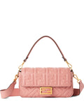 Fendi Medium Baguette Ff Logo Quilted Shoulder Bag — Same as shown — Size One Size — Front View