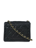 Chanel Pre Owned 2002 Mini Classic Square Flap Shoulder Bag — Same as shown — Size One Size — Side View