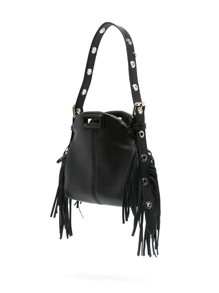 Maje Miss M Leather Micro Bag — Same as shown — Size One Size — Back View