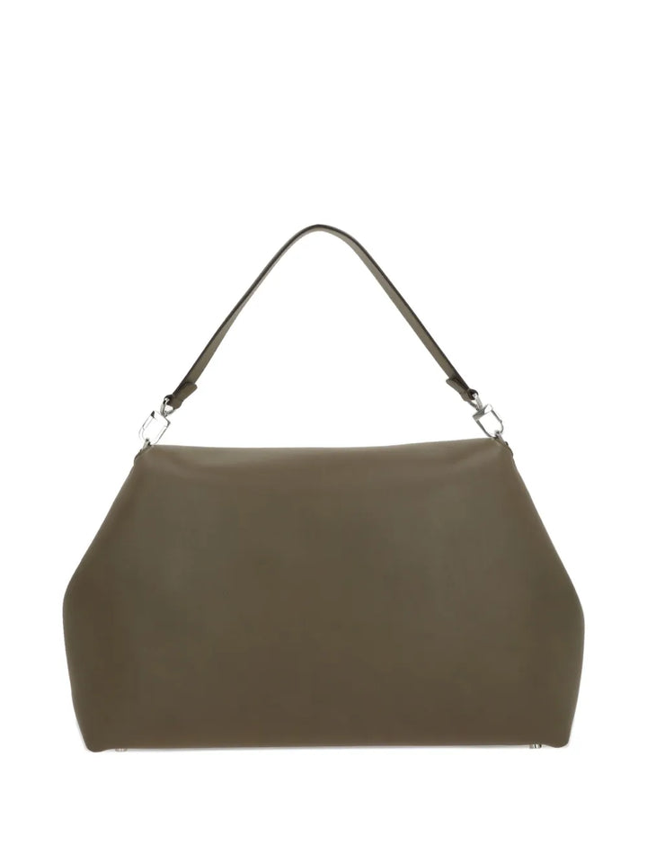 Toteme Flap Leather Shoulder Bag — Same as shown — Size One Size — Side View