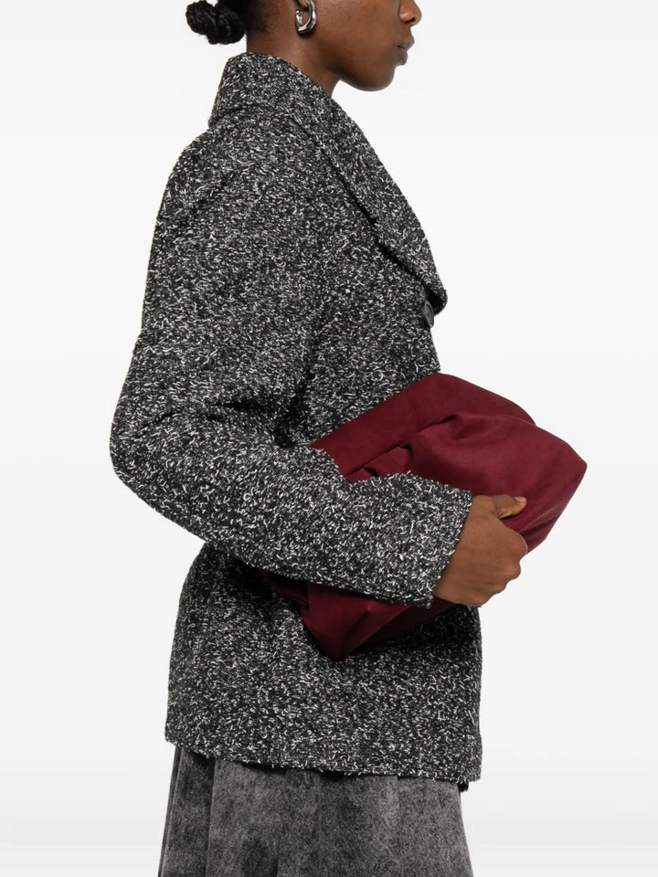 Themoire Bios Pleated Clutch Bag — Same as shown — Size One Size — Side View