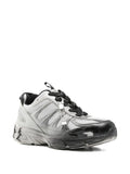 44 Label Group Mesh-Panel Lace-Up Sneakers — Grey — Size US M 3.5 - US W 5 — Side View
