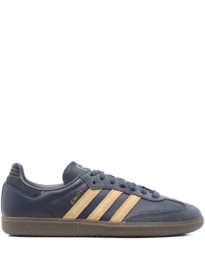 adidas Samba Sneakers — Navy Blue — Size US M 7.5 - US W 9 — Front View