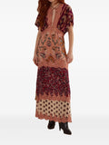 Farm Rio Glam Tapestry Floral Lace Dress — Same as shown — Size XS — Front View