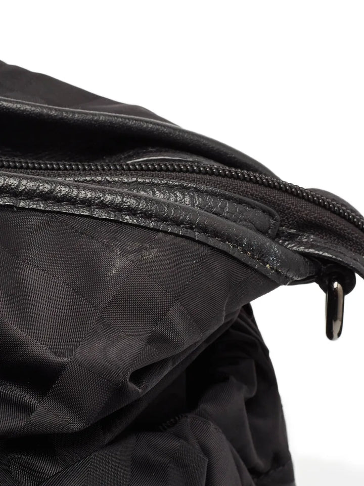 Burberry Pre Owned Leather Diaper Bag — Same as shown — Size One Size — Top View