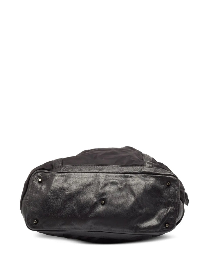 Burberry Pre Owned Leather Diaper Bag — Same as shown — Size One Size — Back View