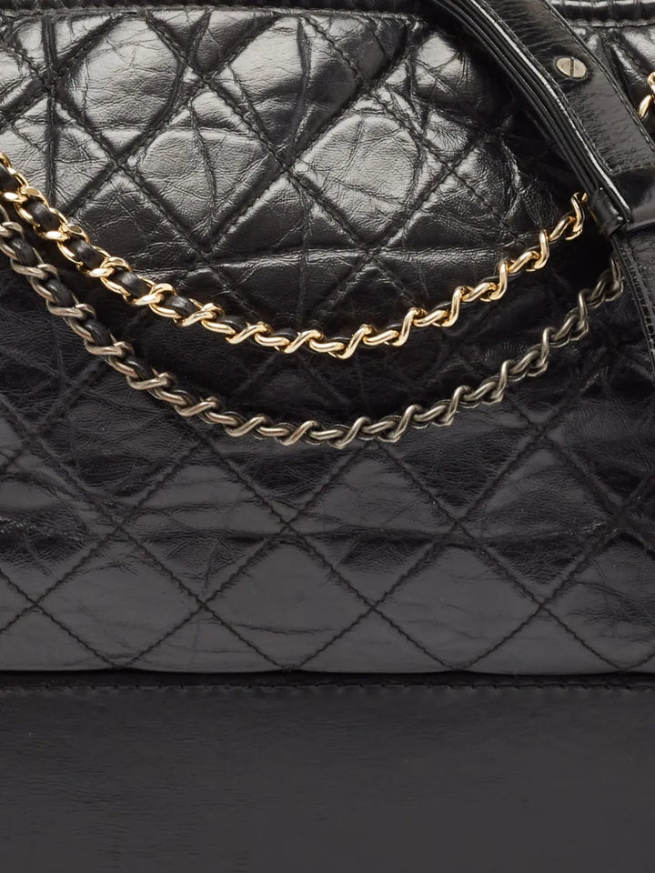 Chanel Pre Owned Gabrielle Quilted Leather Shoulder Bag — Same as shown — Size One Size — Lifestyle View