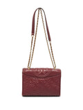 Tory Burch Pre Owned Diamond Quilting Leather Shoulder Bag — Same as shown — Size One Size — Side View